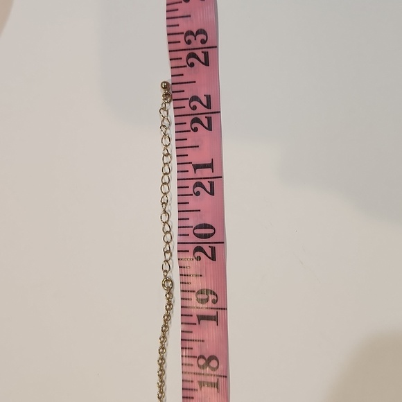 NWT Vintage Cookie Lee Women's Sorbet Peach  Goldtone Jeweled Statement Necklace - Picture 9 of 11